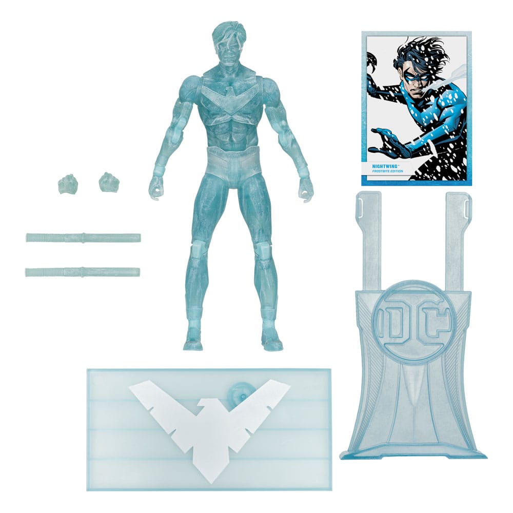 DC Multiverse 7-Inch Action Figure - Nightwing (Titans) Frostbite Edition Gold Label Collectible