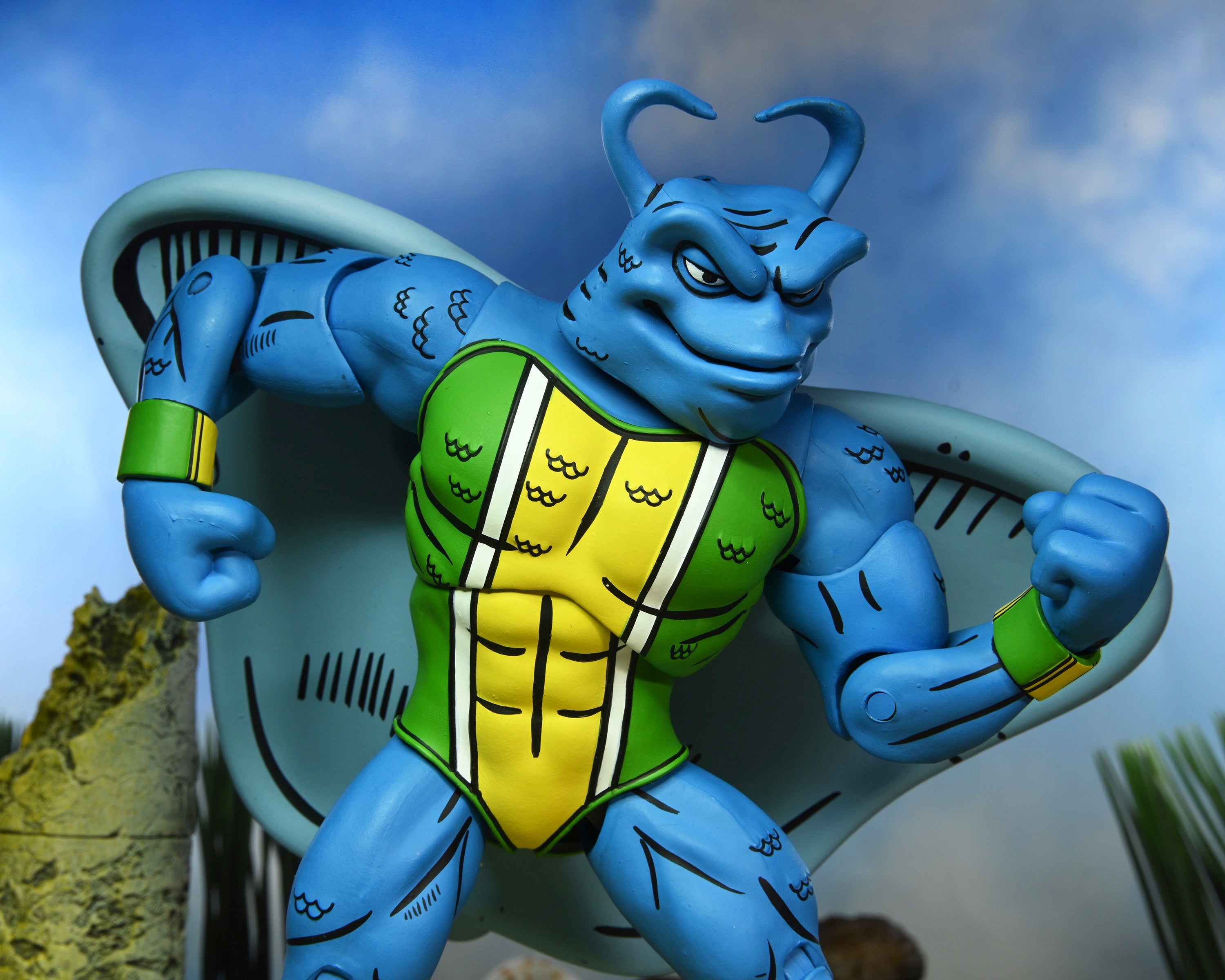 NECA 7-Inch Scale Action Figure of Man Ray from Teenage Mutant Ninja Turtles Adventures Comic Series