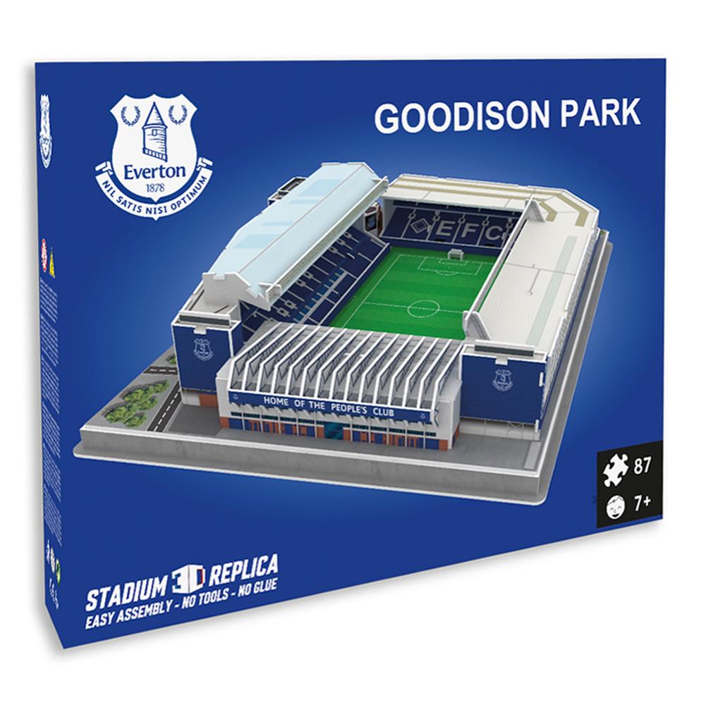 3D Everton FC Goodison Park Stadium Puzzle for Ages 7+ (87 Pieces)