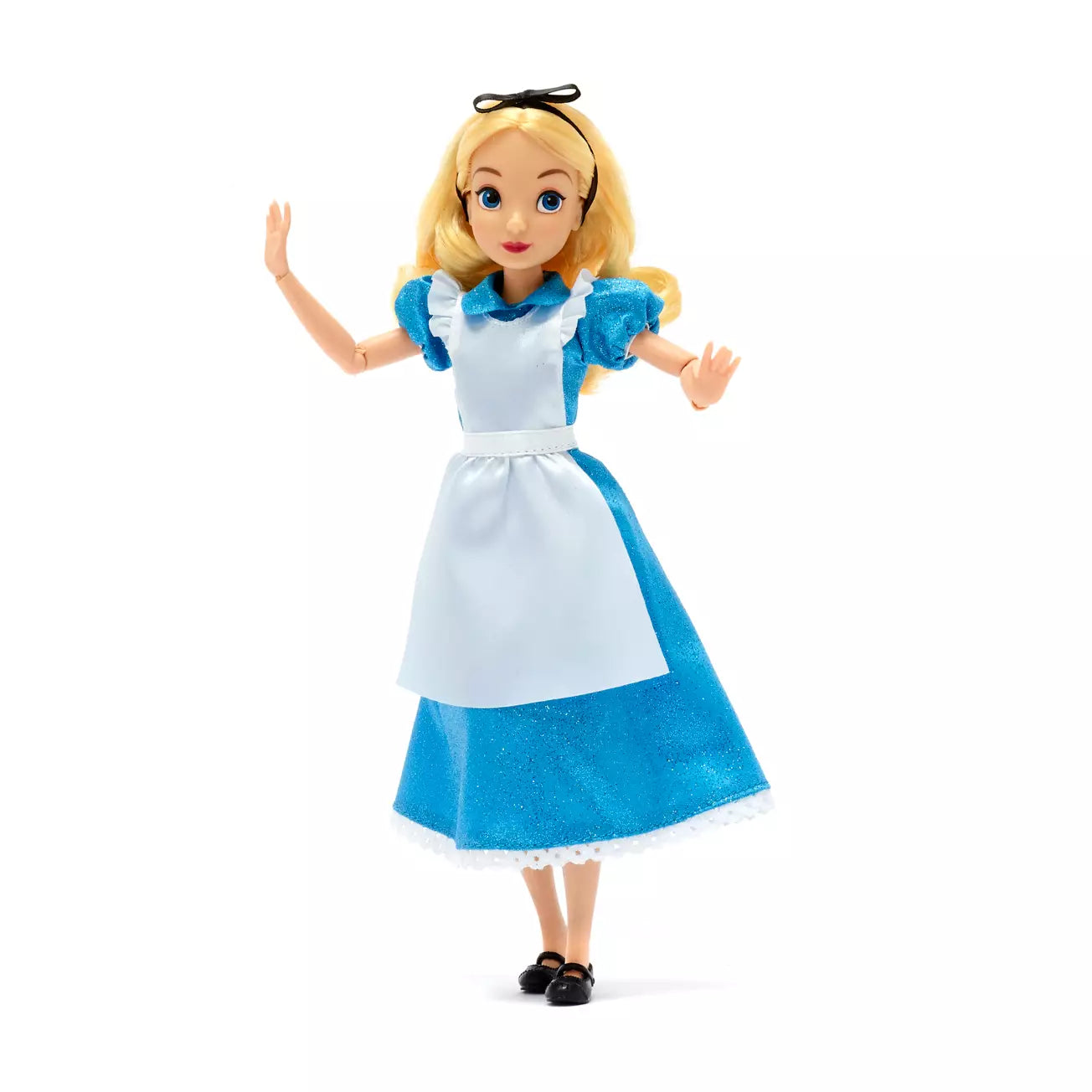 Disney Classic Collectible Alice in Wonderland Poseable Doll for Little Disney Fans