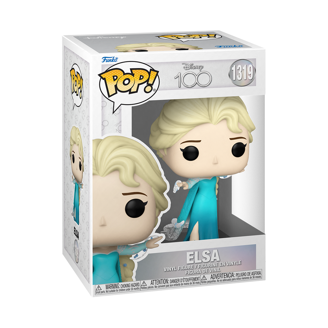 Disney's 100th Anniversary Collectible Funko Pop! Vinyl Figure of Elsa from Frozen