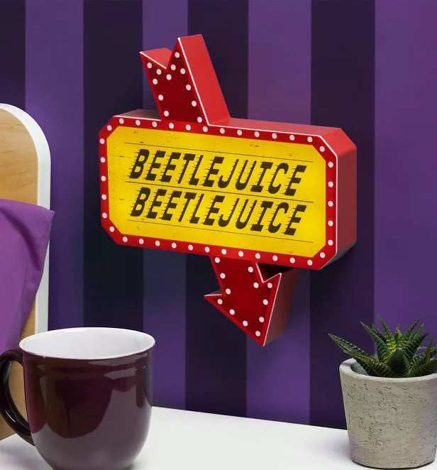 1988 Beetlejuice Iconic Sign Replica USB-Powered Light
