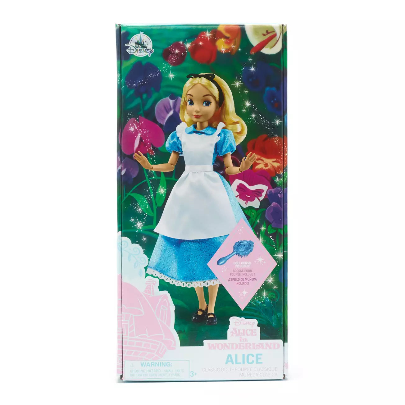Disney Classic Collectible Alice in Wonderland Poseable Doll for Little Disney Fans
