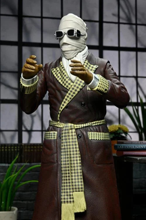 NECA Ultimate 7-Inch Action Figure - Color Version of the Invisible Man at Kemp House from Universal Monsters