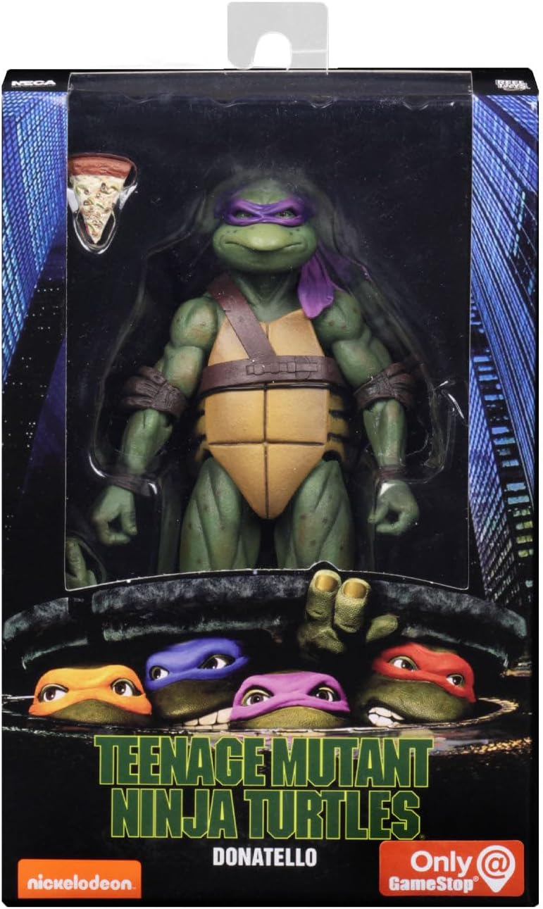 NECA 7-Inch Highly Detailed 1990 Movie Donatello Teenage Mutant Ninja Turtles Action Figure