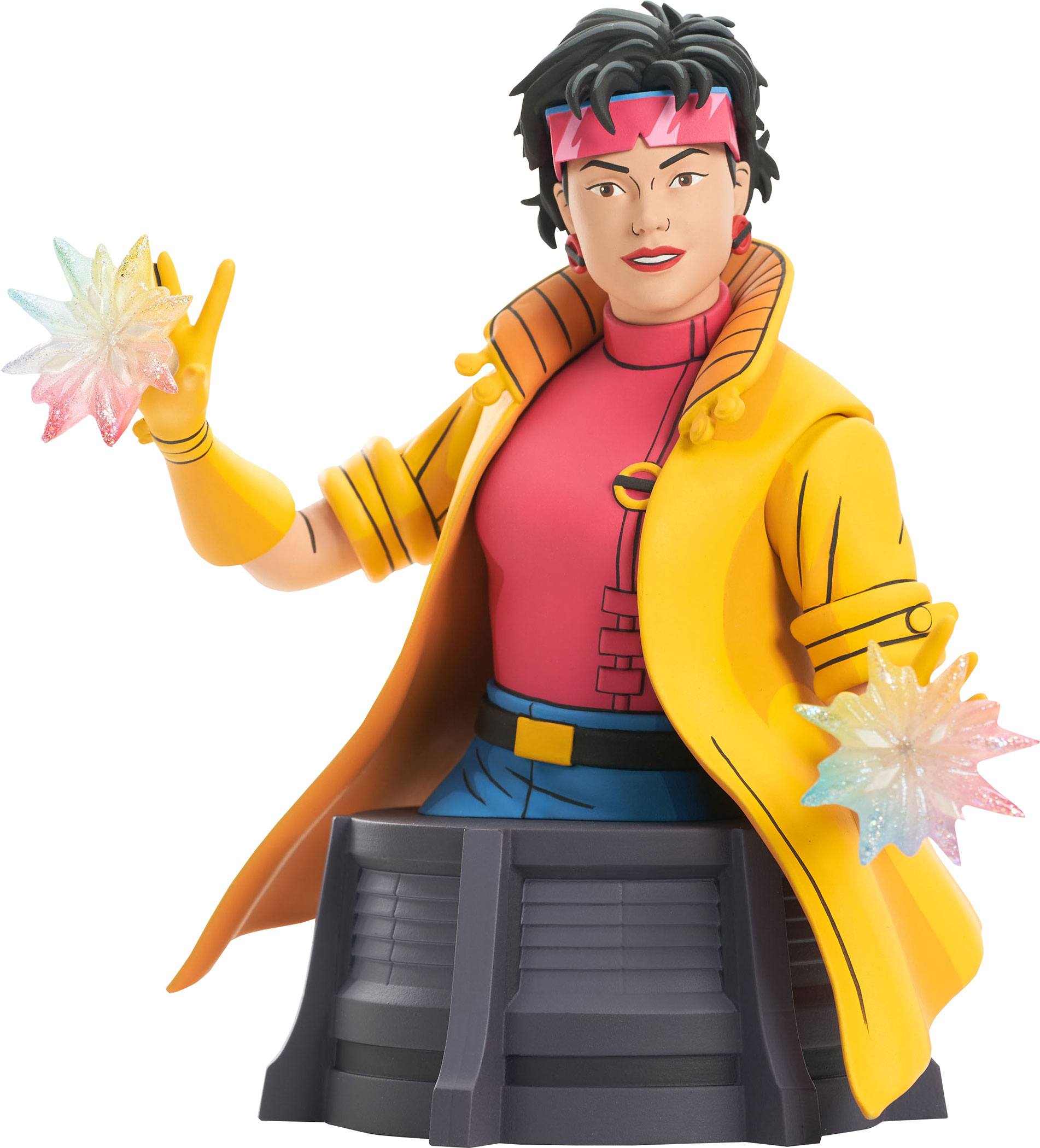 Diamond Select Collectible Marvel X - Men Gallery Animated Resin Mini - Bust of Jubilee, the Sparkling Mutant