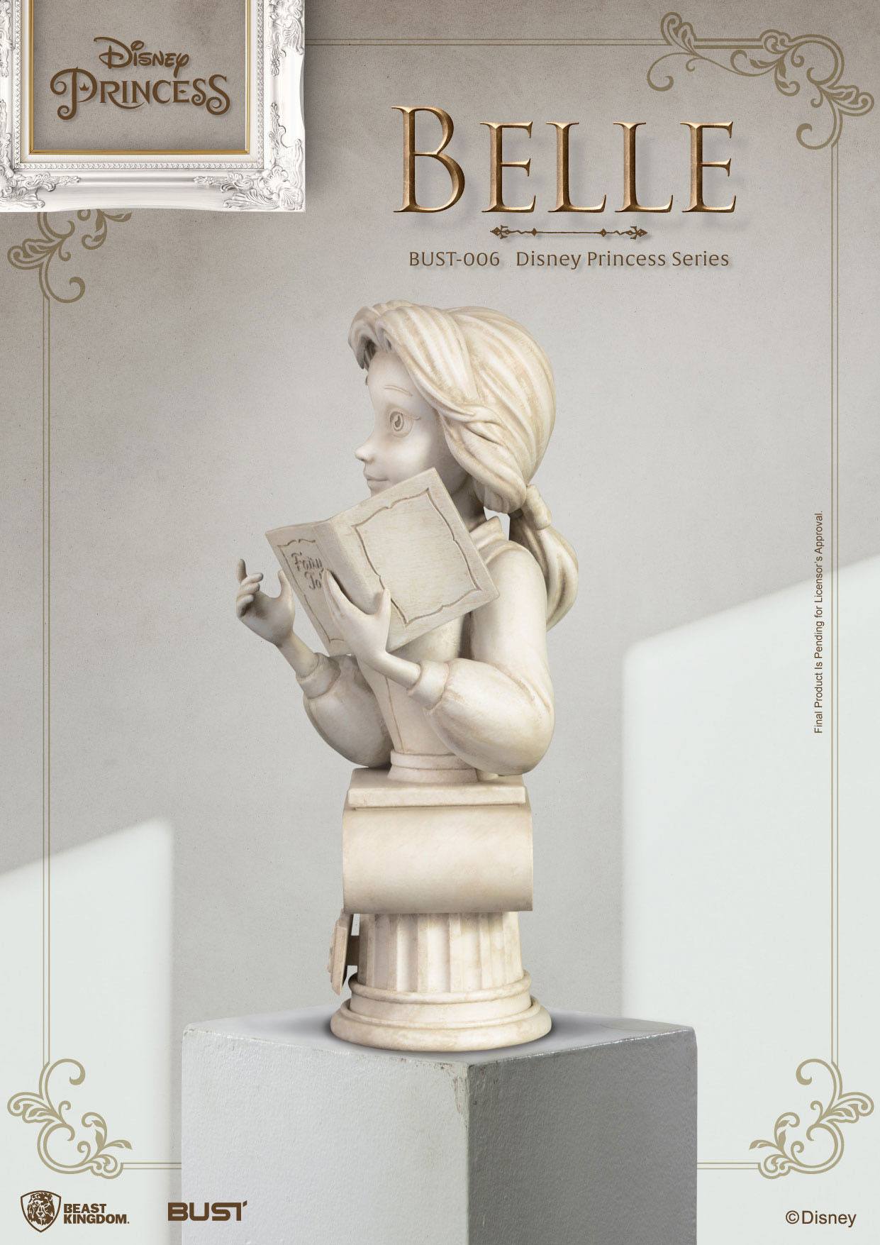 Beast Kingdom's Exquisite Disney Princess Series Belle Bust Statue