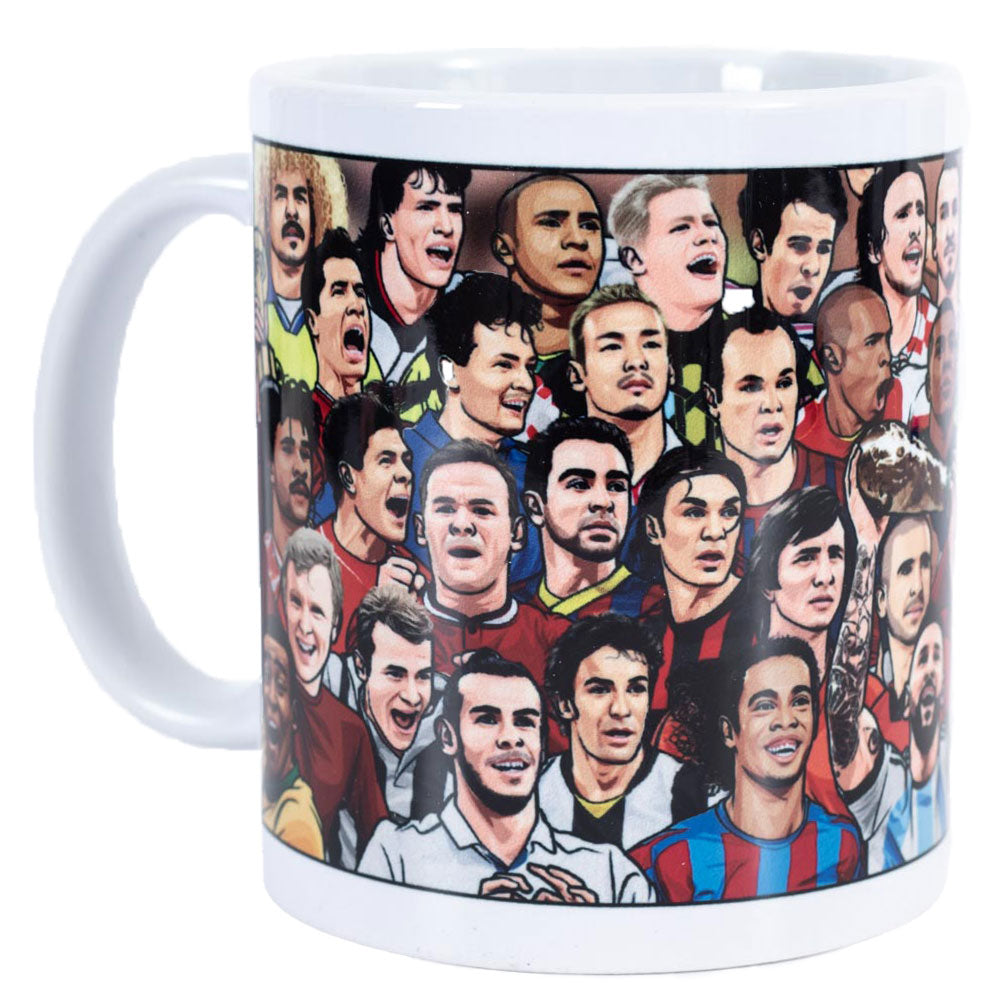 Legendary Football Heroes Ceramic Coffee Mug for Everyday Use