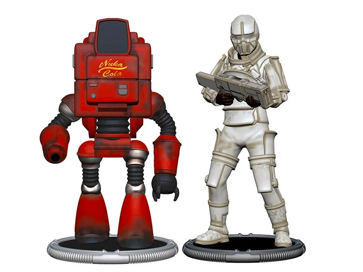 Fallout Nukatron and Synth 3-Inch Mini Figure Collectible Set