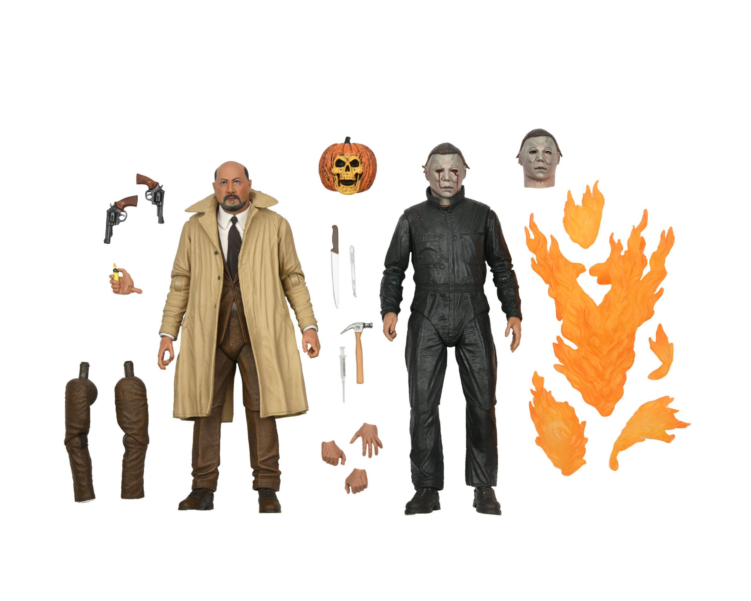 NECA Ultimate 7-Inch Scale Action Figure Two-Pack Featuring Michael Myers and Dr. Loomis from the 1981 Classic Sequel Halloween 2
