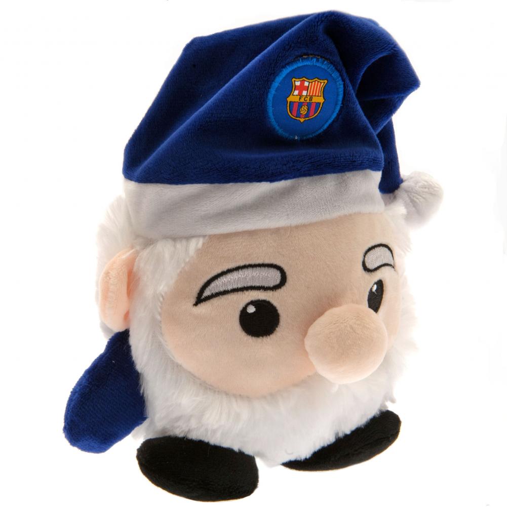Futuristic Collectible FC Barcelona Santa Plush Toy