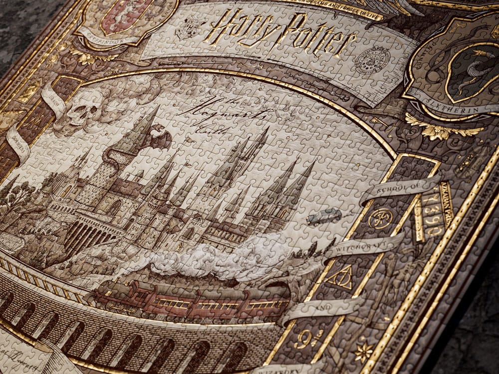 Officially Licensed Harry Potter Themed 1000-Piece Multi-Dimensional Jigsaw Puzzle