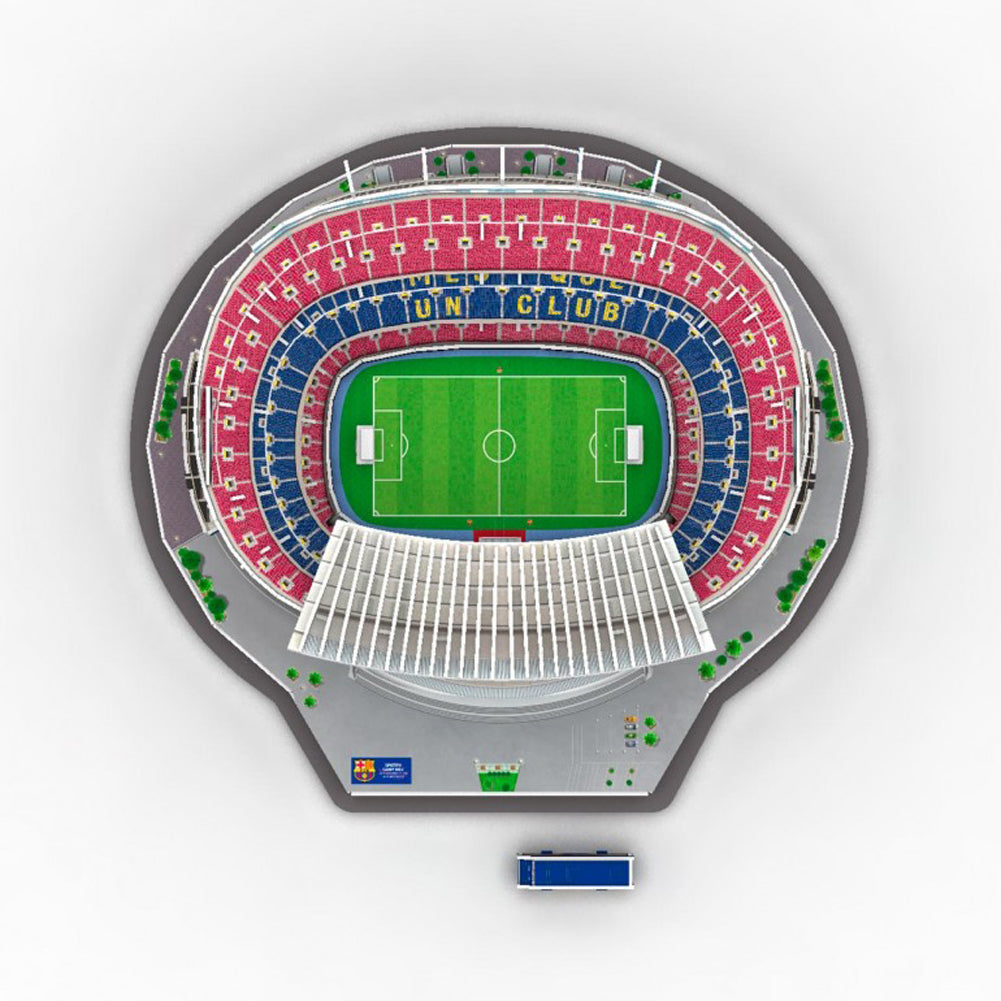 3D Puzzle of FC Barcelona's Iconic Camp Nou Stadium