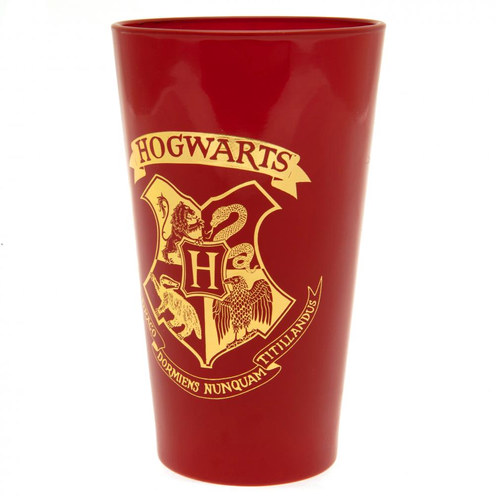 Premium Large Harry Potter Glass with Hogwarts Crest