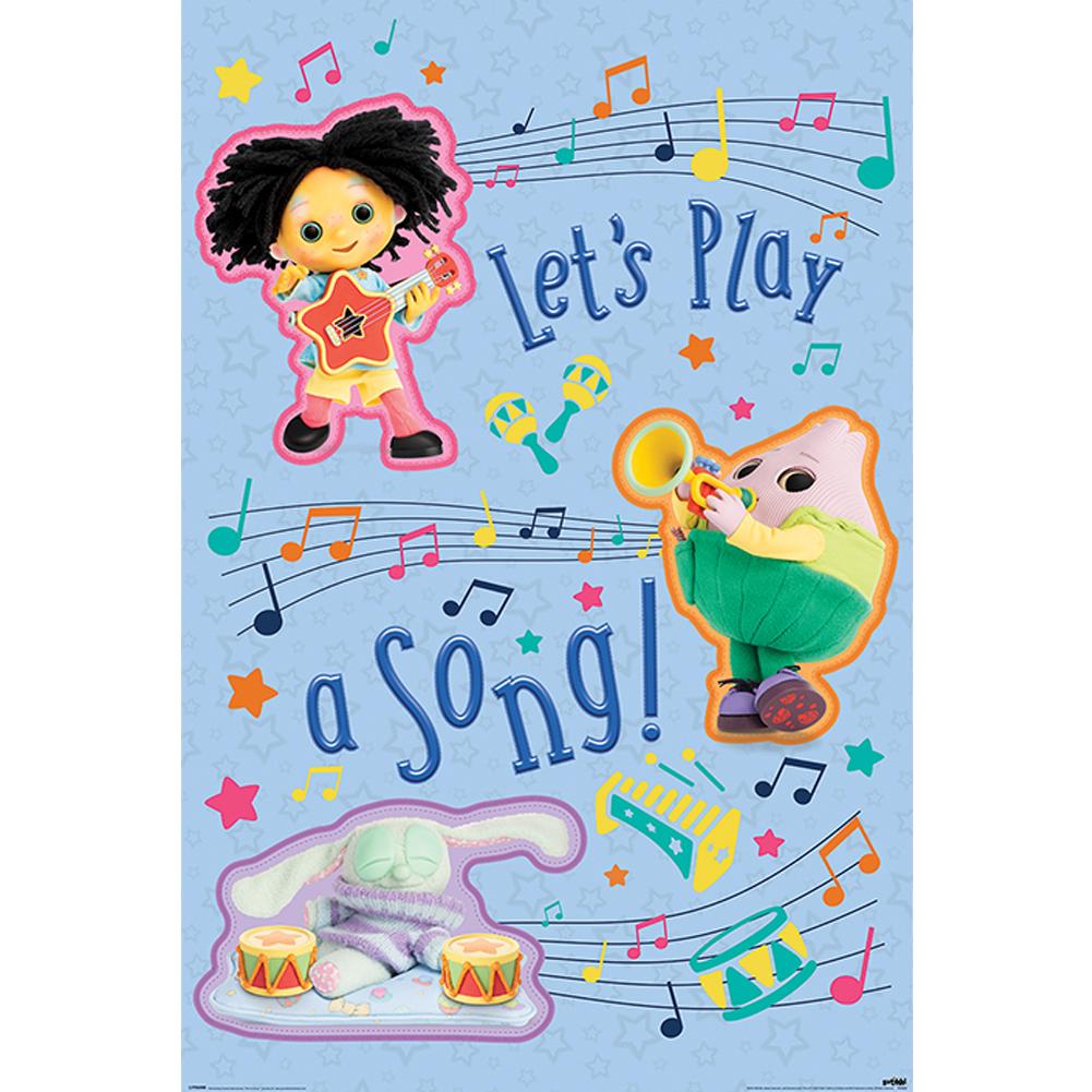 High - Res 'Moon And Me' Rolled Maxi Poster for a Fun 'Let's Play' Time