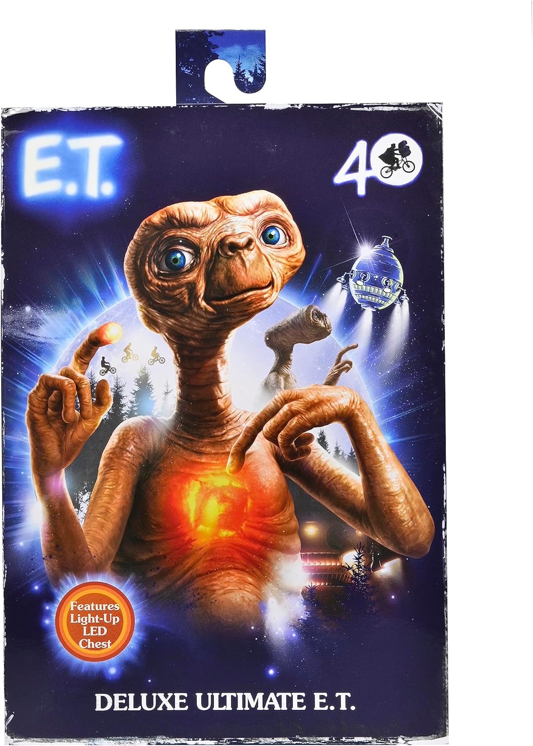 40th Anniversary E.T. The Extra-Terrestrial Deluxe LED Light-Up Action Figure