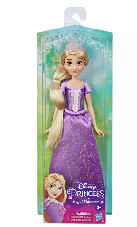 Disney Princess Royal Shimmer Rapunzel Fashion Doll with Signature Accessories