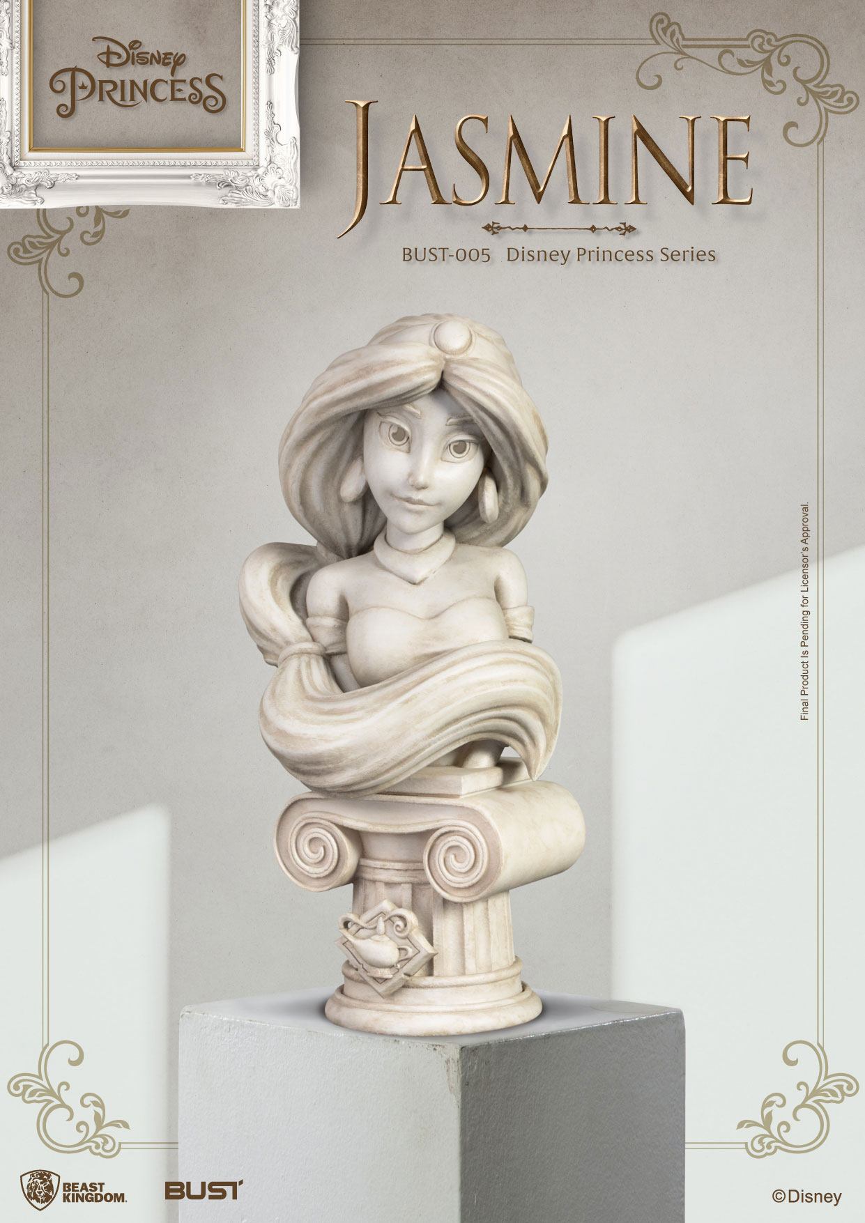 Beast Kingdom's Exquisite Disney Princess Series - Jasmine Bust Statue