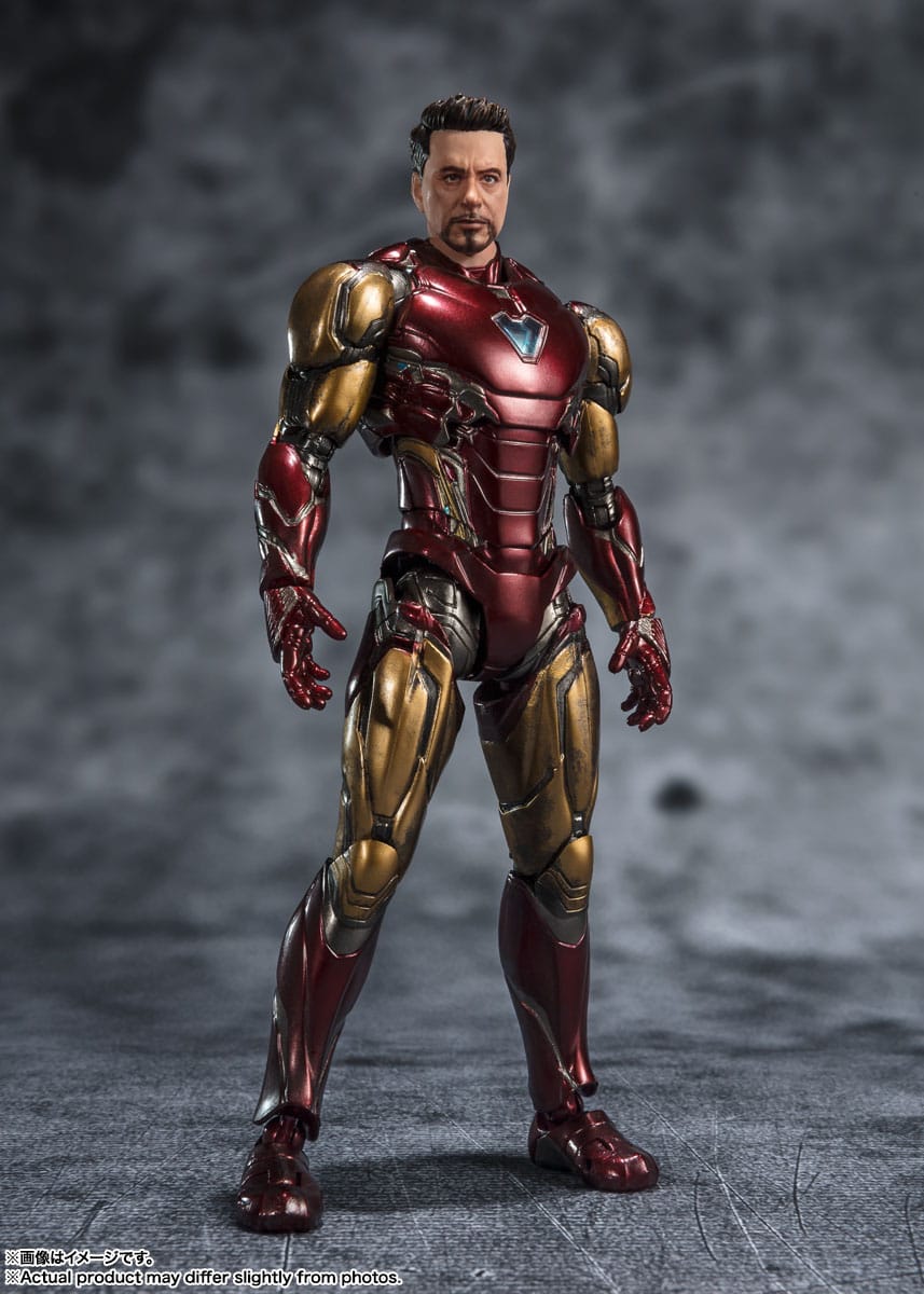 Avengers Endgame 2023 Five Years Later S.H. Figuarts Highly Detailed Iron Man Mk 85 Action Figure