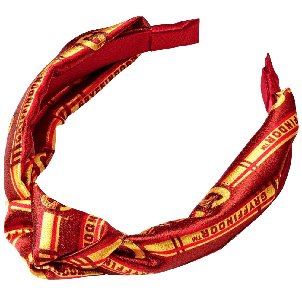 Gryffindor-themed Colorful Satin Knotted Harry Potter Headband