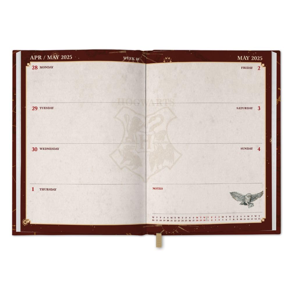 2025 Harry Potter-themed A5 Hardcover Weekly View Diary