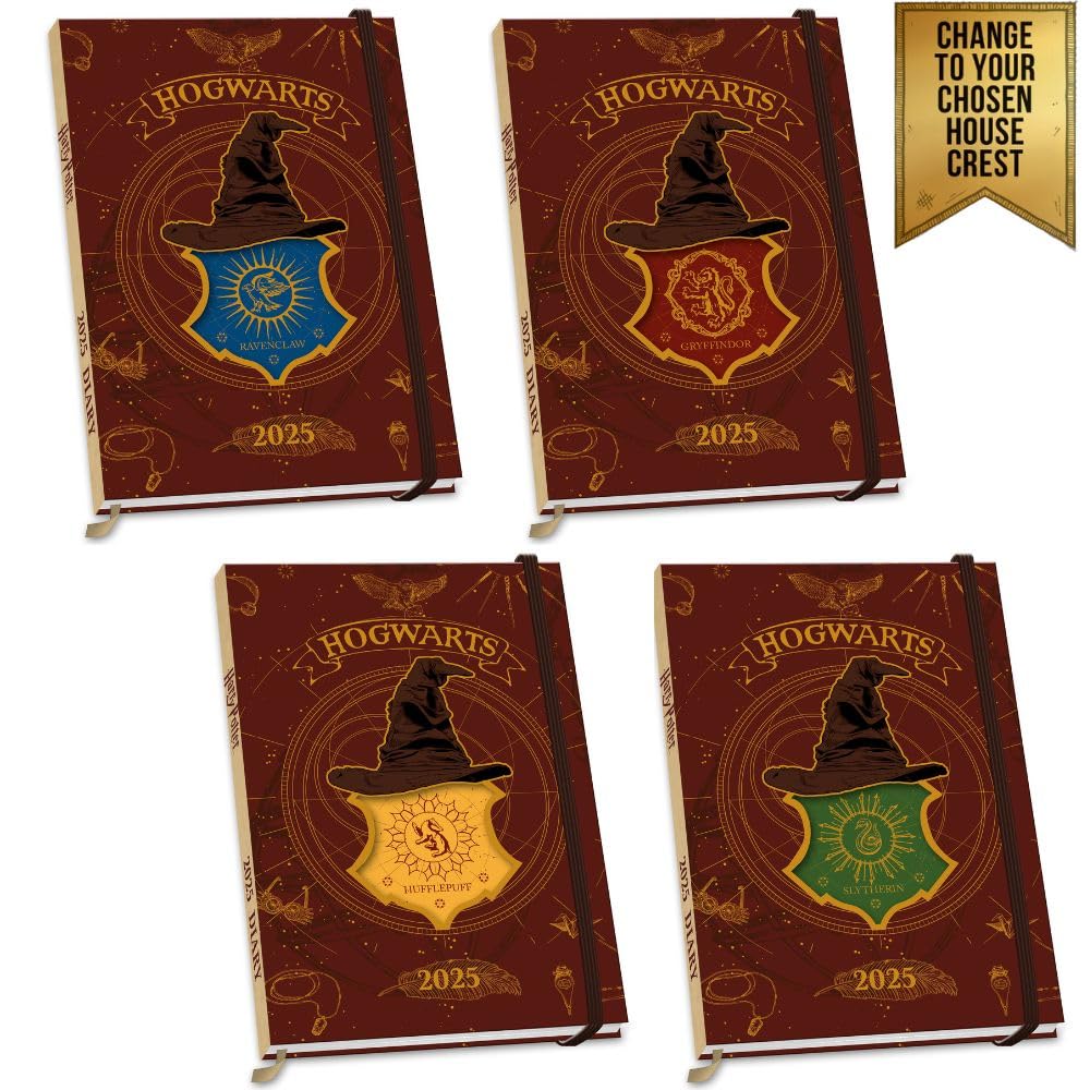 2025 Harry Potter-themed A5 Hardcover Weekly View Diary