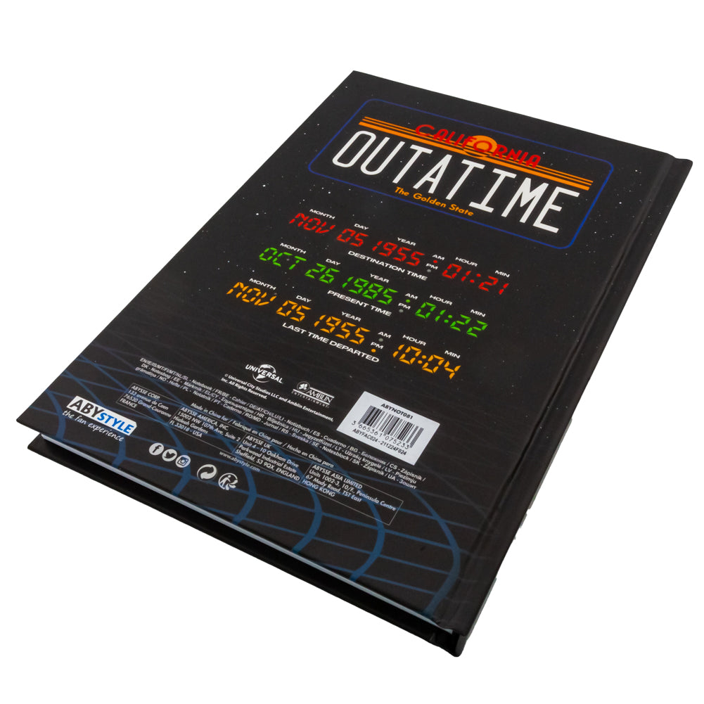 Premium Back To The Future-themed A5 Hardback Notebook