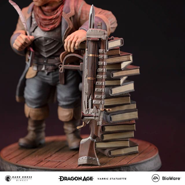 Limited Edition Collectible Dragon Age Varric Tethras Statue Figurine