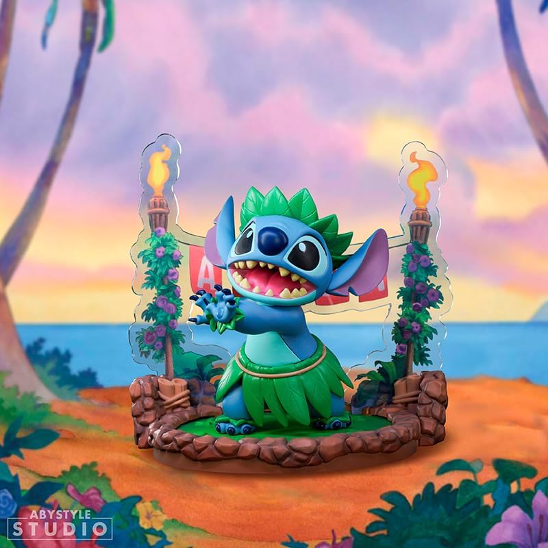 ABYstyle Studio's Disney Lilo & Stitch Stitch 10cm SG Hula Dance Figure