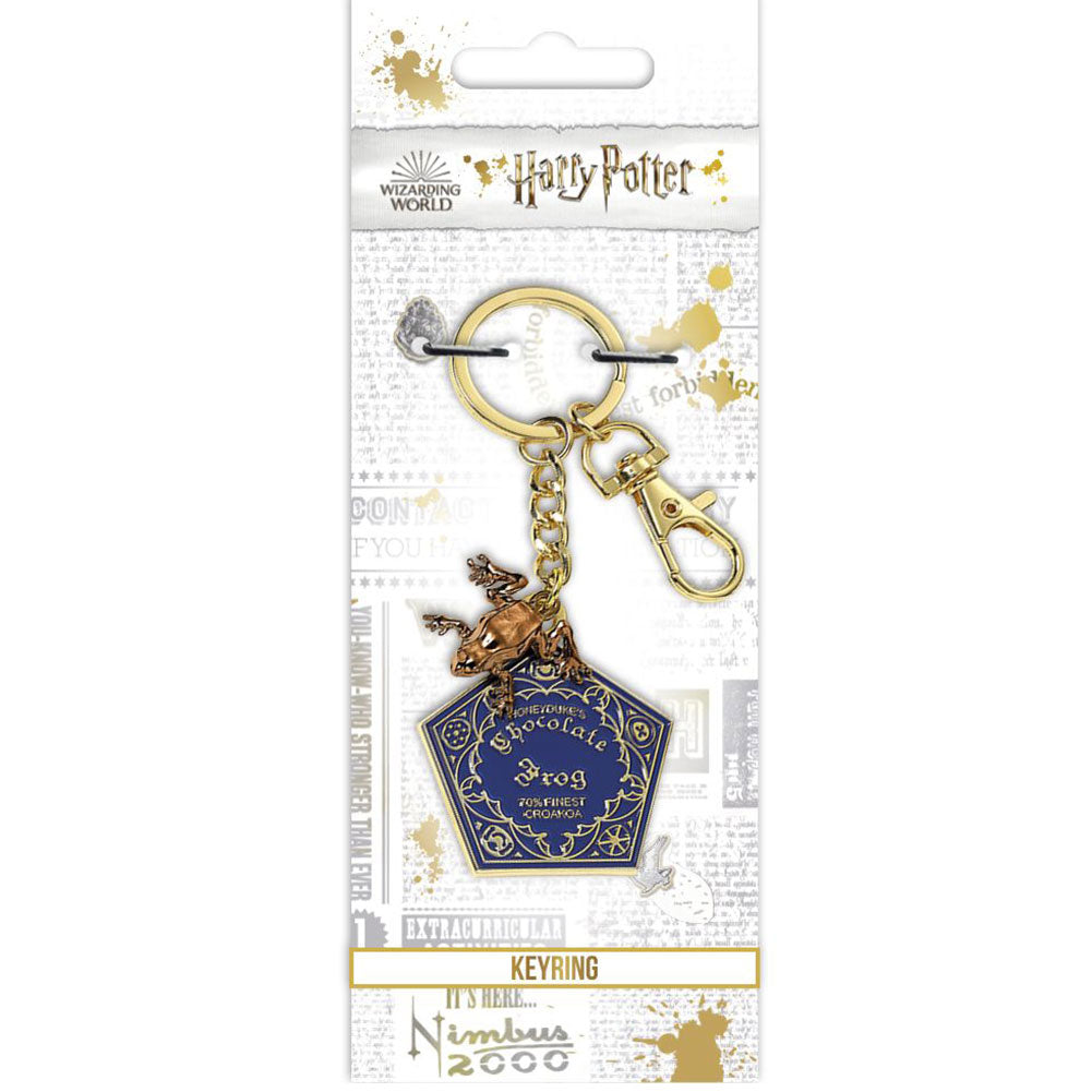 Magical Harry Potter Inspired Chocolate Frog Metal Charm Keyring