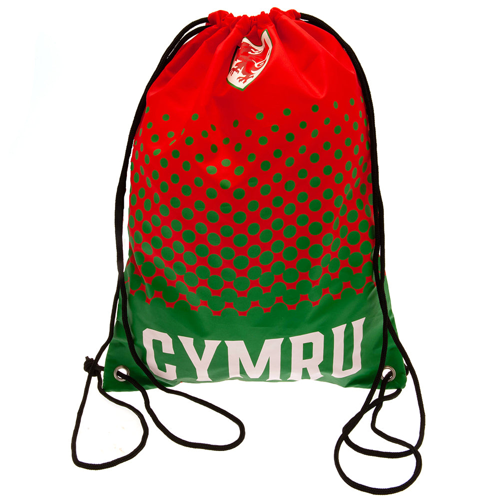 Stylish FA Wales Gym Bag with Fade Design