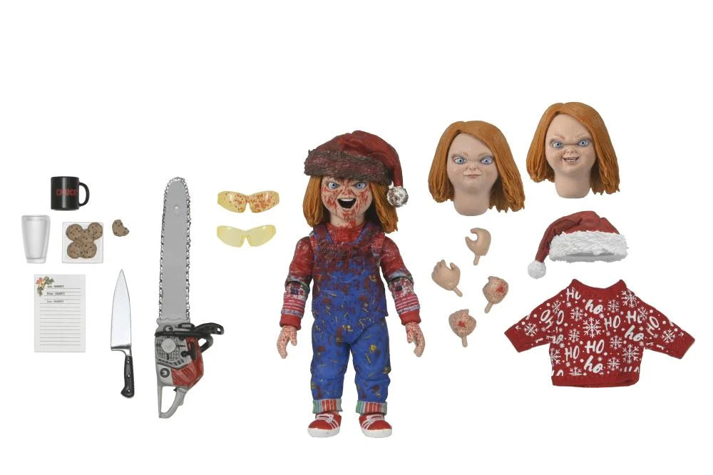 NECA Ultimate 7-Inch Chucky Action Figure (Holiday Edition) from TV Series