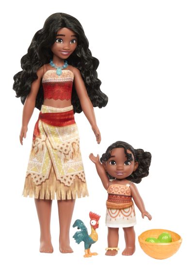 Disney Moana 2: Moana & Simea Fashion Doll Sister Set with Accessories