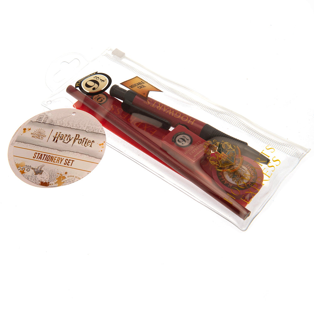 Harry Potter Themed 5-Piece School Stationery Set Inspired by Platform 9 3/4