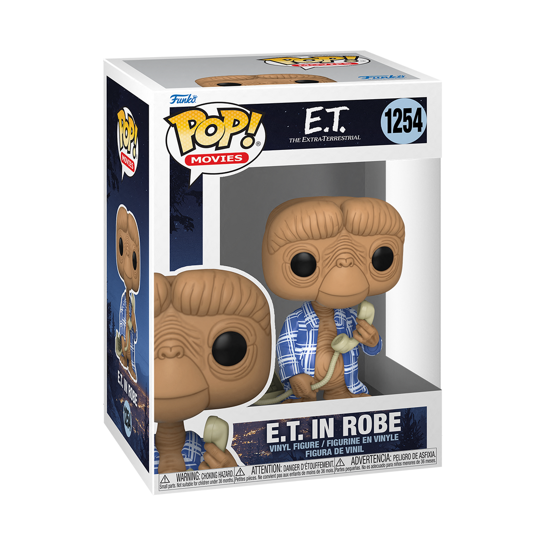 Funko Pop! Vinyl Collectible Figurine of E.T. the Extra - Terrestrial Wearing Flannel