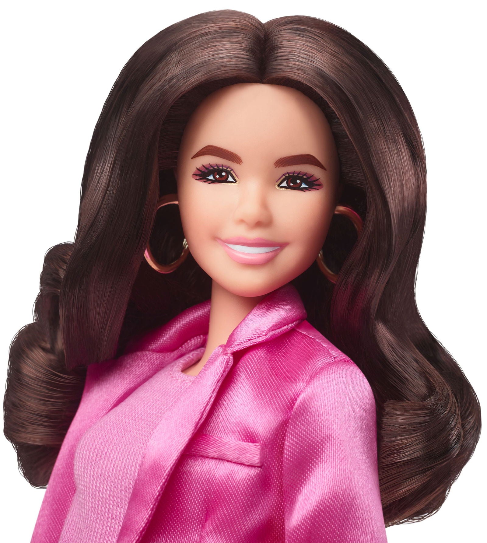 Collectible Barbie Movie Gloria Doll in Stunning Pink Power Pantsuit