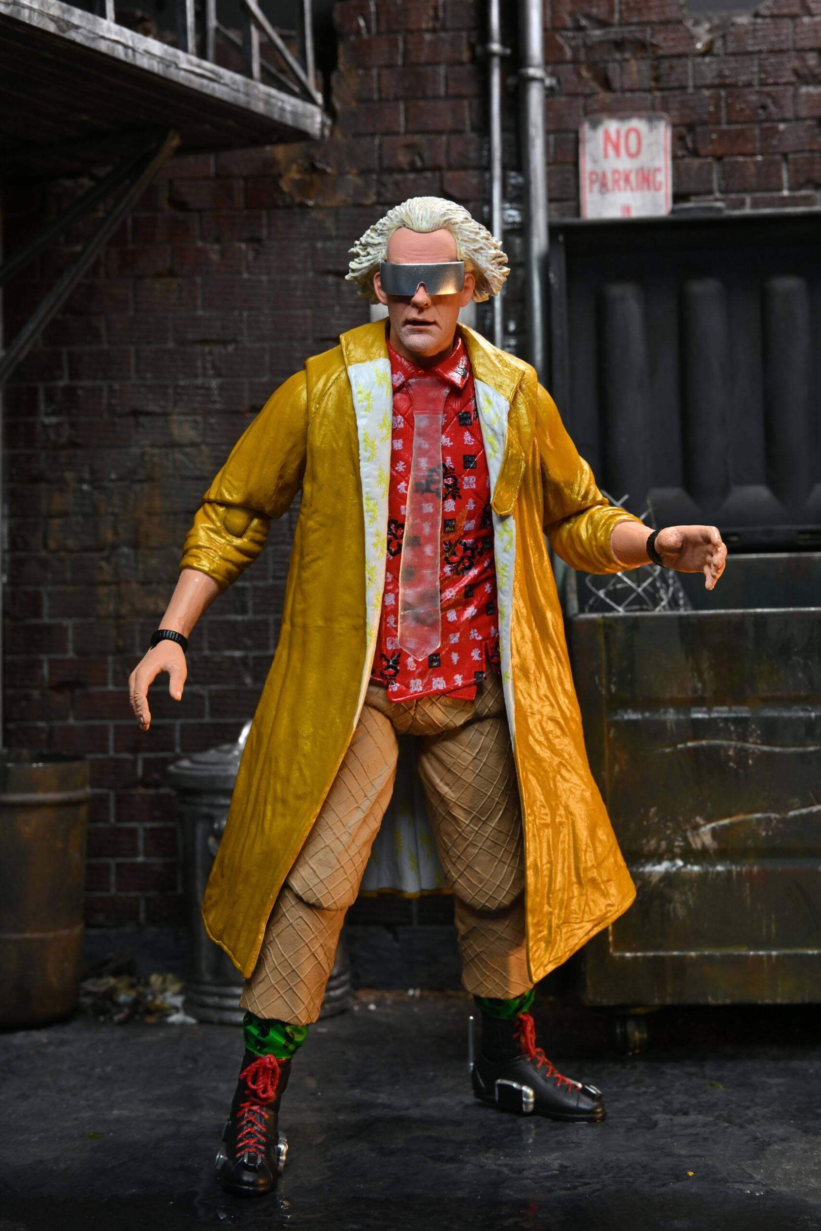 NECA Ultimate 2015 Doc Brown Action Figure from Back to the Future Part 2