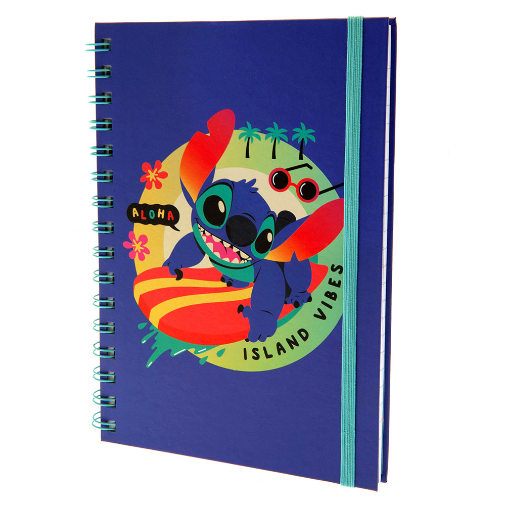 Lilo & Stitch Themed A5 Spiral Bound Hardcover Notebook