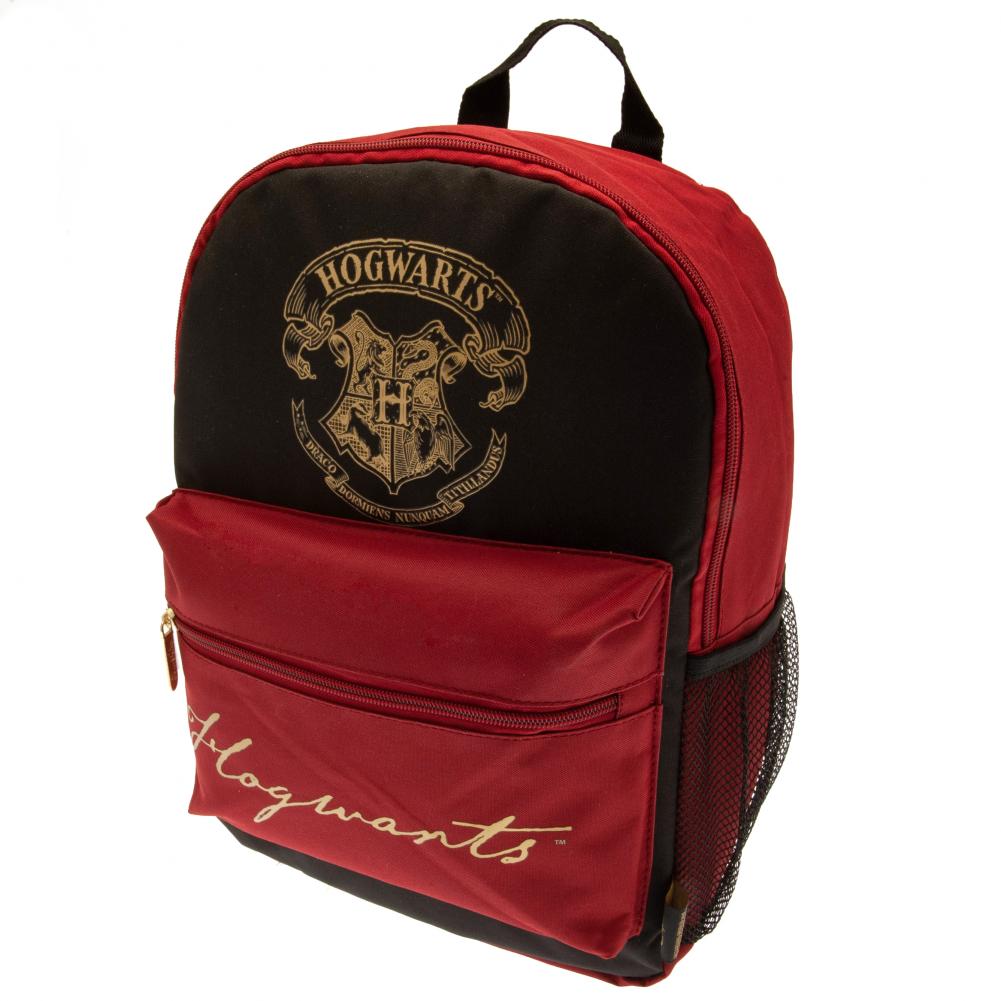 Stylish Harry Potter Hogwarts Classic Black and Burgundy Backpack
