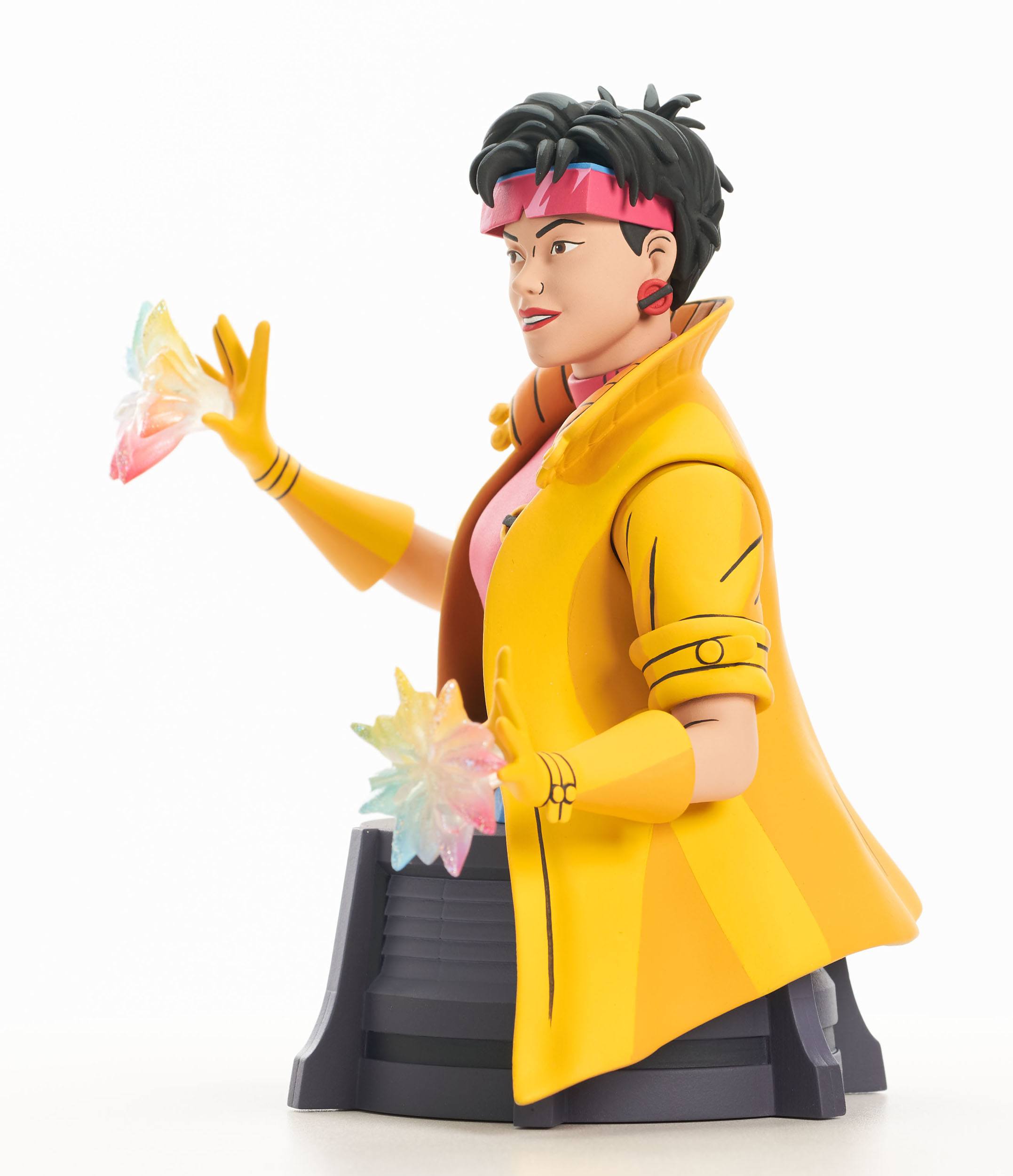 Diamond Select Collectible Marvel X - Men Gallery Animated Resin Mini - Bust of Jubilee, the Sparkling Mutant