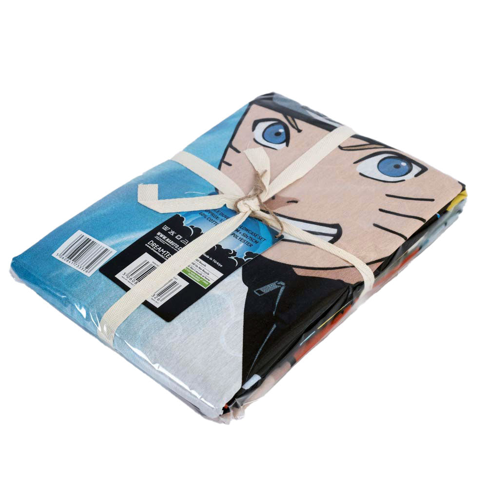 Naruto Shippuden Themed Single Bed Duvet Set for Standard Beds