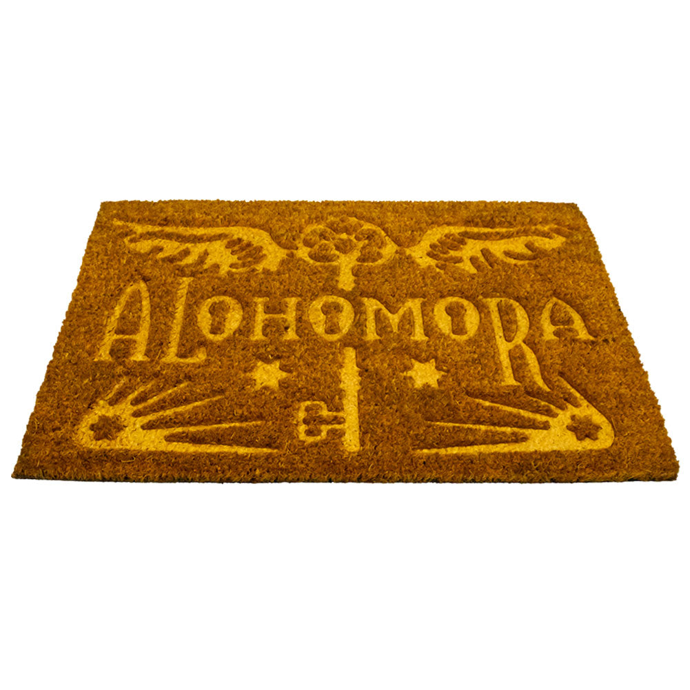 Embossed Harry Potter 'Alohomora' Coir Doormat for Indoors and Outdoors