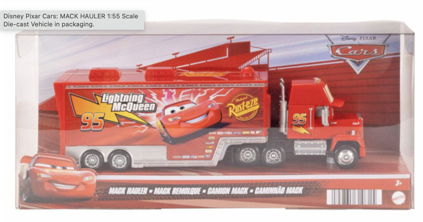 Disney Pixar Cars Collection - Mack Hauler Toy Vehicle