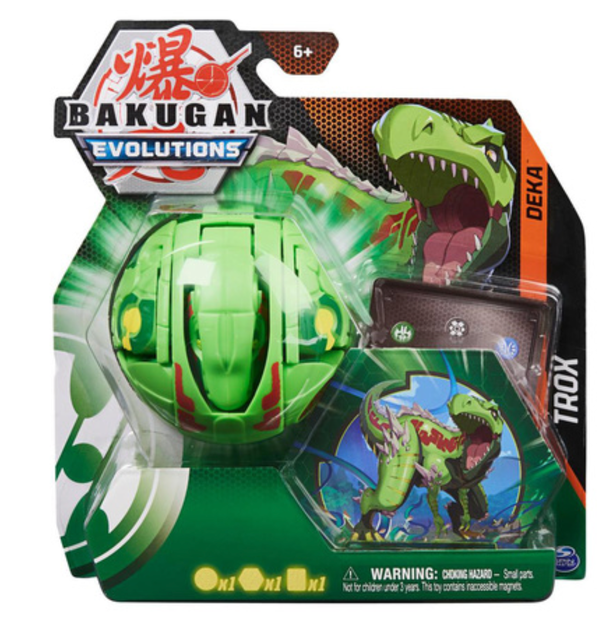 Gigantic Bakugan Evolutions Jumbo Trox Deka Ball for Action-Packed Collection