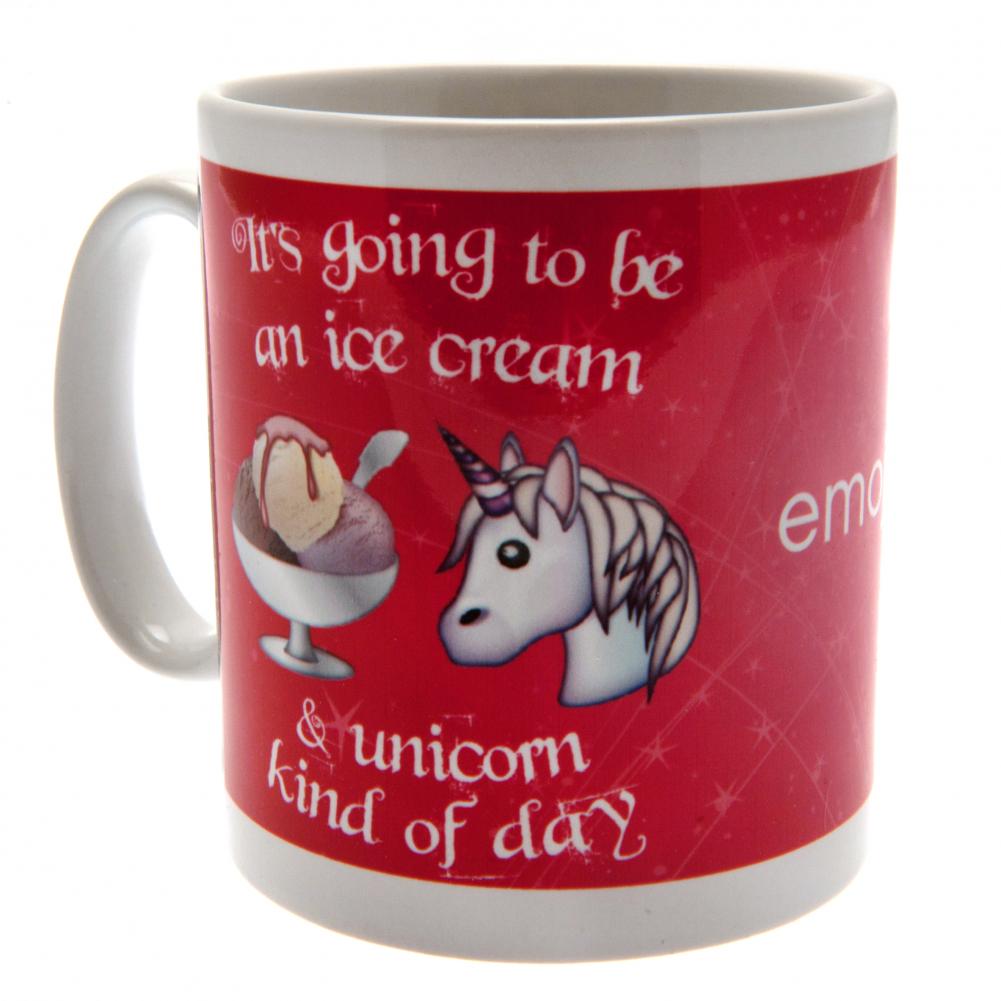 Ceramic Unicorn Emoji Ice Cream Themed Coffee Mug