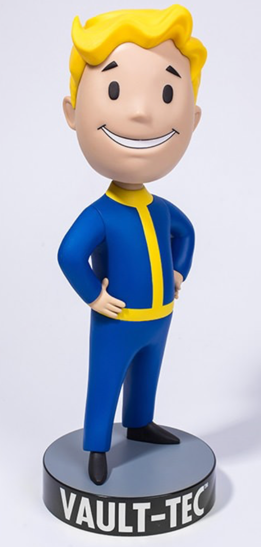 12 - inch Fallout Vault Boy 111 Bobblehead with Hands on Hips