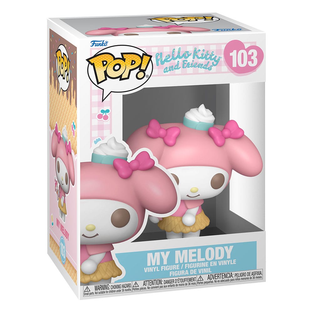 Adorable Sanrio Hello Kitty and Friends Funko POP! Vinyl Figure of My Melody with Ice Cream