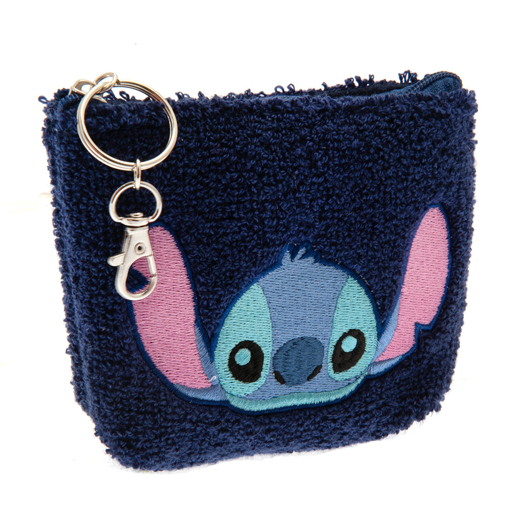 Lilo & Stitch Themed Miniature Zippered Purse Keyring for Collectibles and Everyday Use