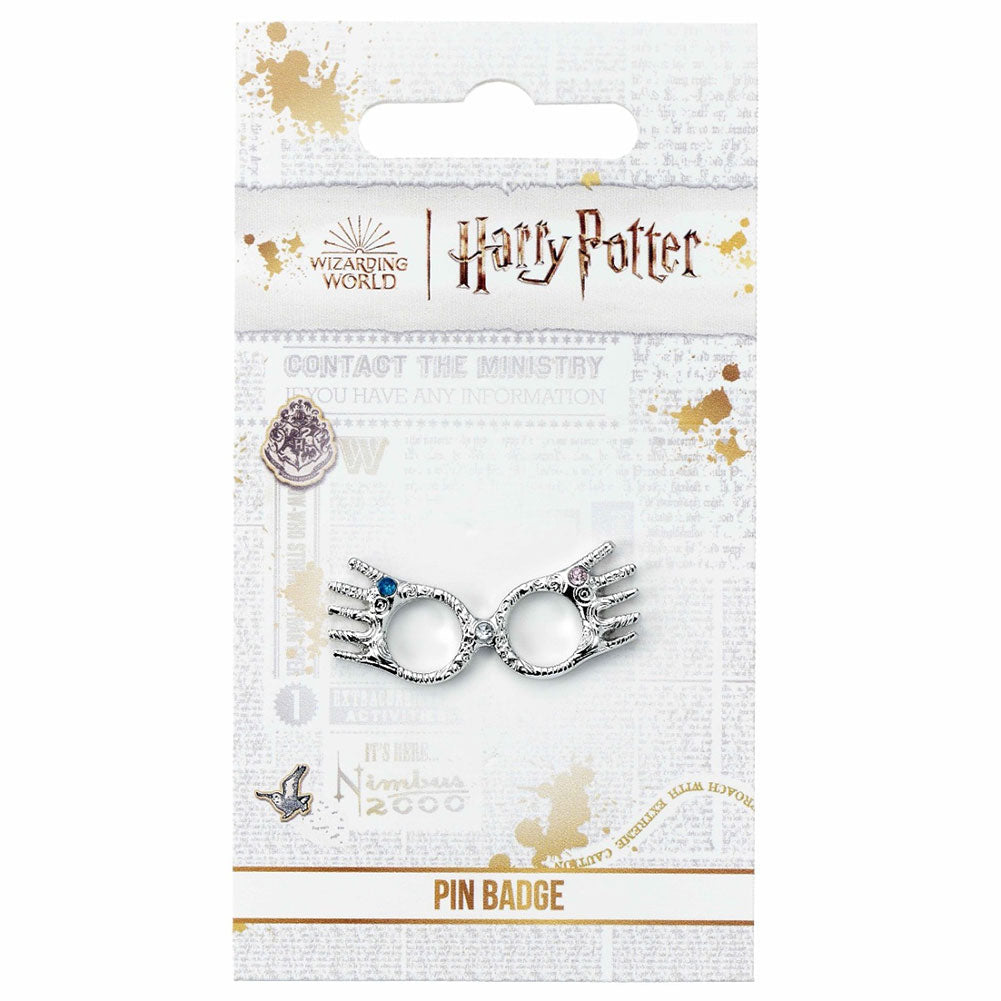 Harry Potter Collectible Enamel Pin Badge Featuring Luna Lovegood's Spectrespecs