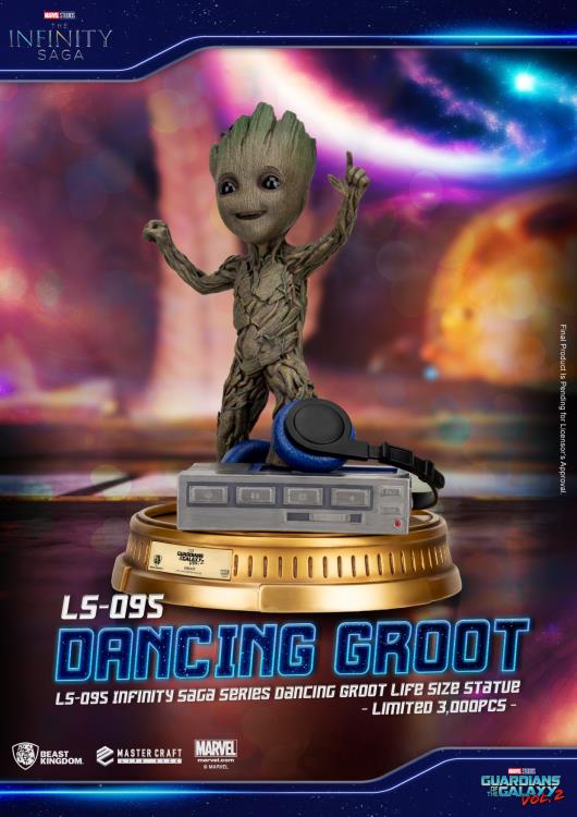 Exclusive Limited Edition Life-Sized Dancing Groot Statue from Guardians of the Galaxy Vol. 2 in the Infinity Saga